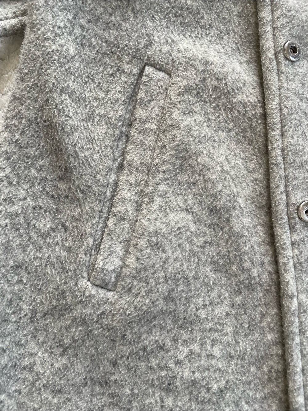 Vero Moda Gray Belted Wrap Coat Fall Jacket Size Large - Picture 8 of 9